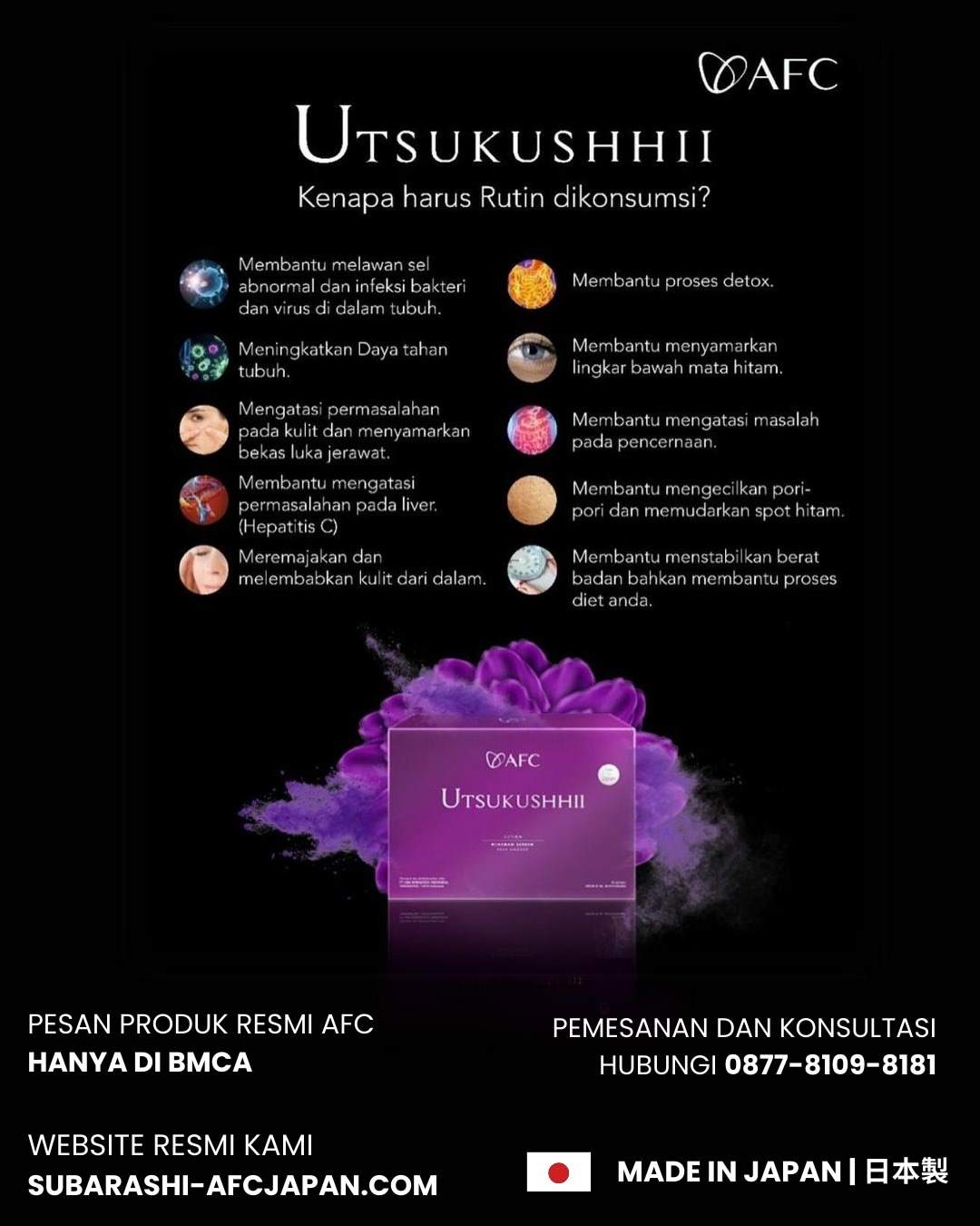 Utsukushhii Gold Version Produk Triple Probiotic Pertama di Indonesia