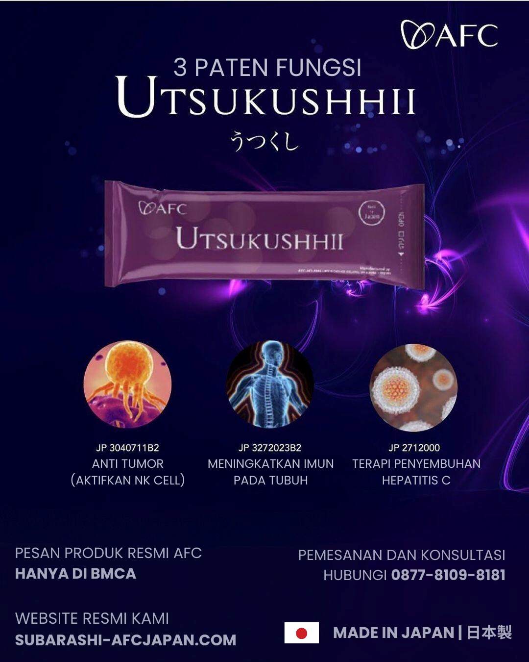 Manfaat Utsukushhii Gold untuk Tumor